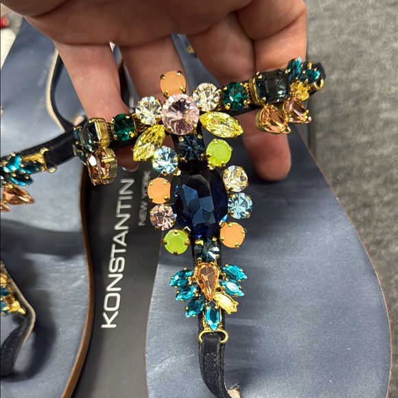 Konstantine Starke Women's Embellished Sandals - Multicolor - Picture 2 of 4